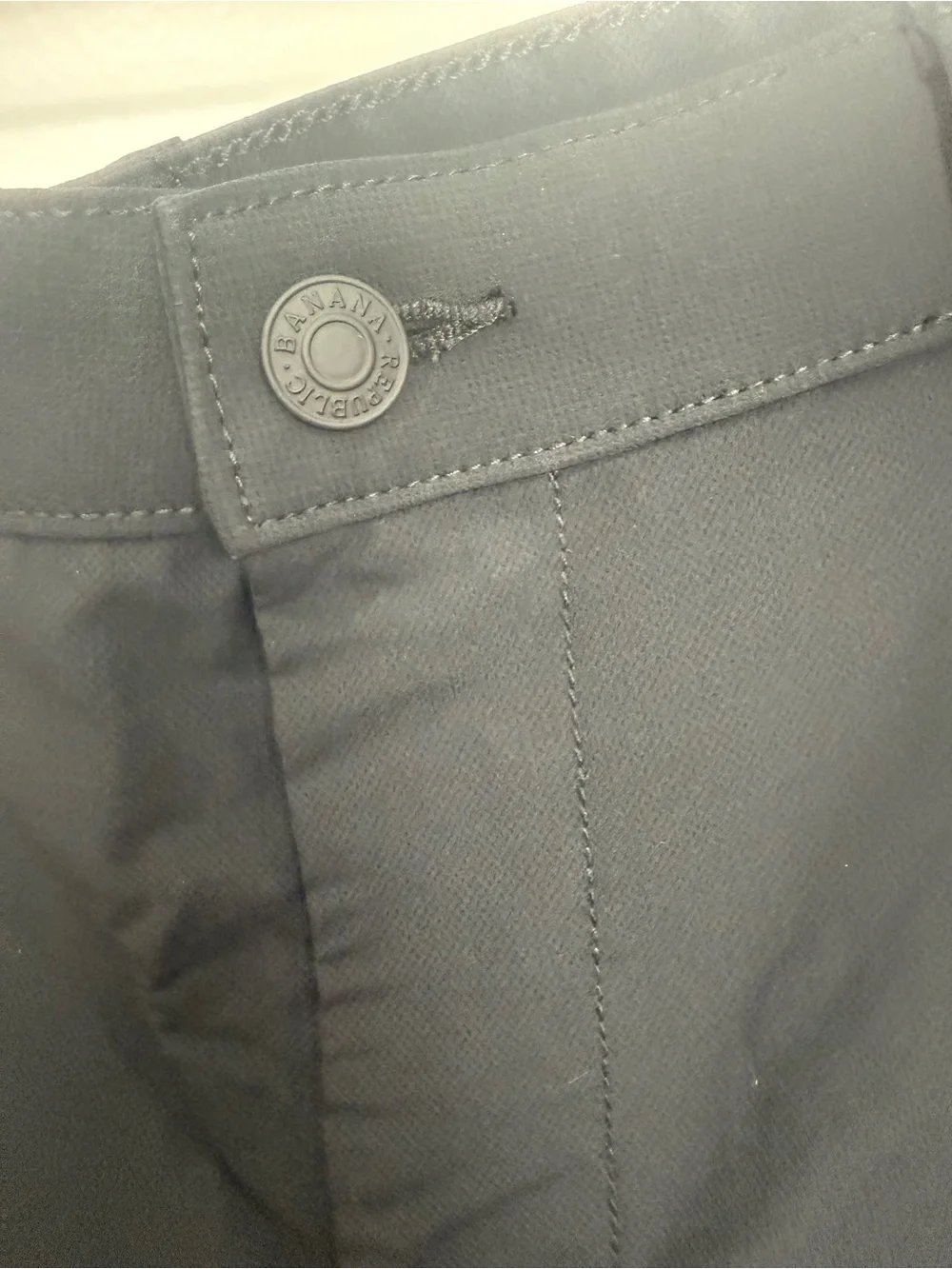 Banana Republic Men's Black Stretch Dress Pants
